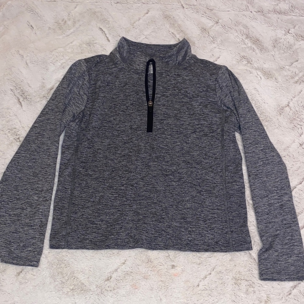 Heathered Gray Quarter-Zip Pullover